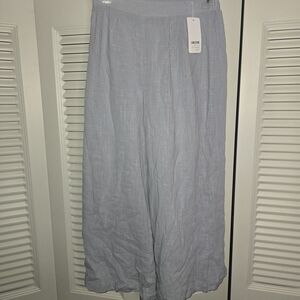 Sadie & Sage Pant Bird Song Wide Leg Pants Cloud Blue Size S NWT